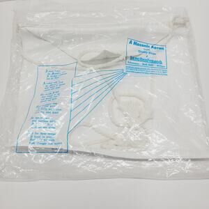 Vintage Masonic Apron White Lambskin Tassels Lebanon Lodge #831, A.F & A.M. 1985